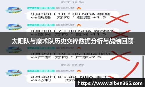 太阳队与魔术队历史交锋数据分析与战绩回顾